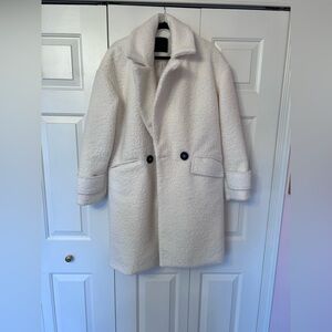 RD Style White Fleece Jacket